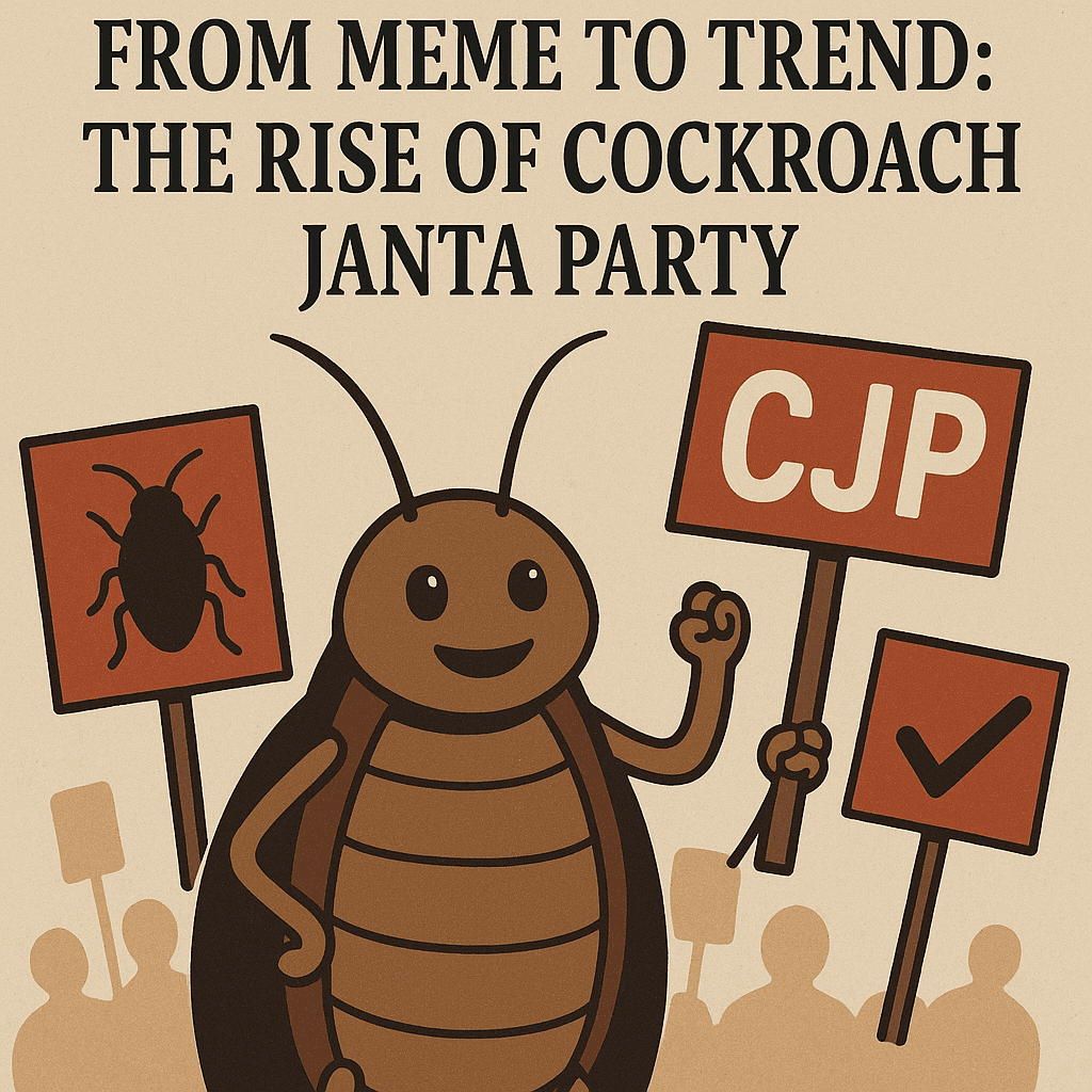 From Meme to Trend: The Rise of Cockroach Janta Party